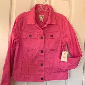 Pink Denim Jacket St. John’s Bay